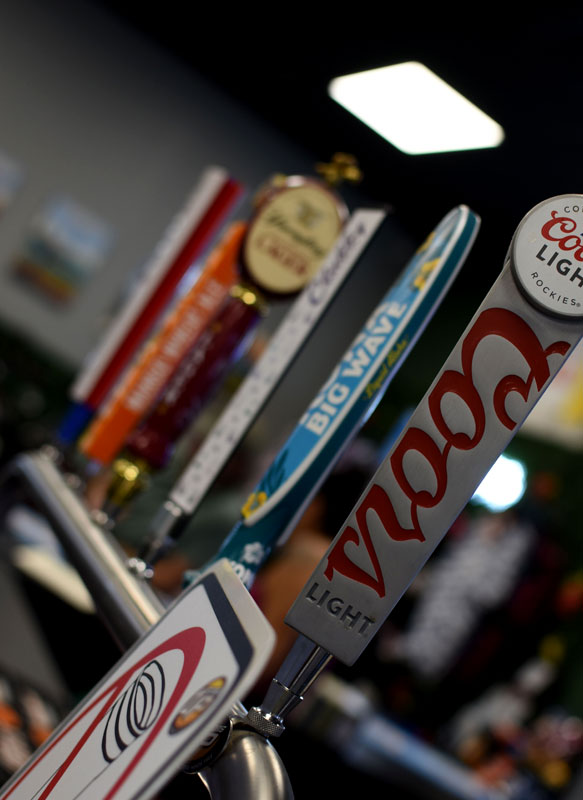 Image of beers on draft